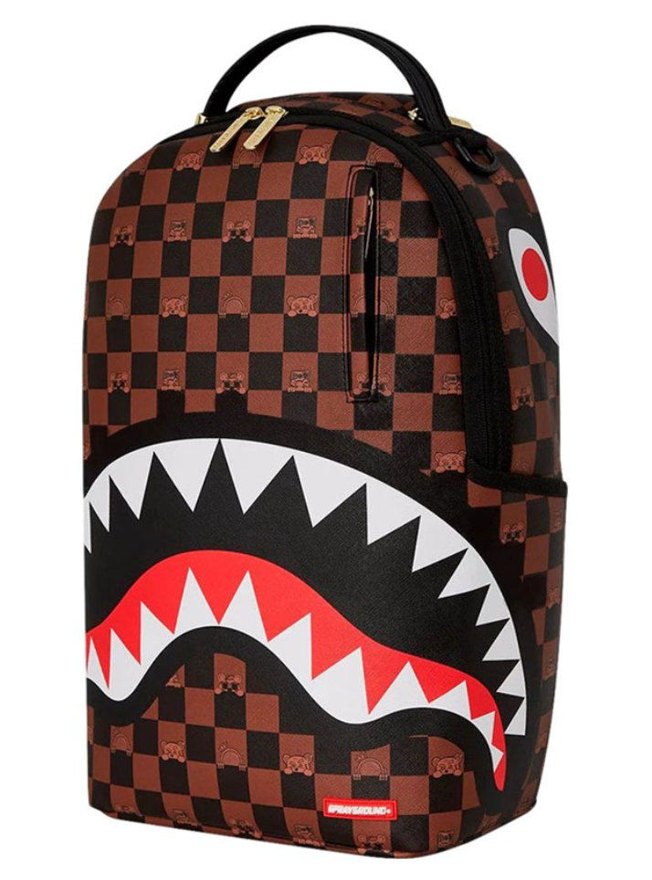 Sprayground Peeking Character Check Backpack