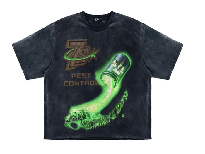 Triple Sevens Pest Control Black Tee