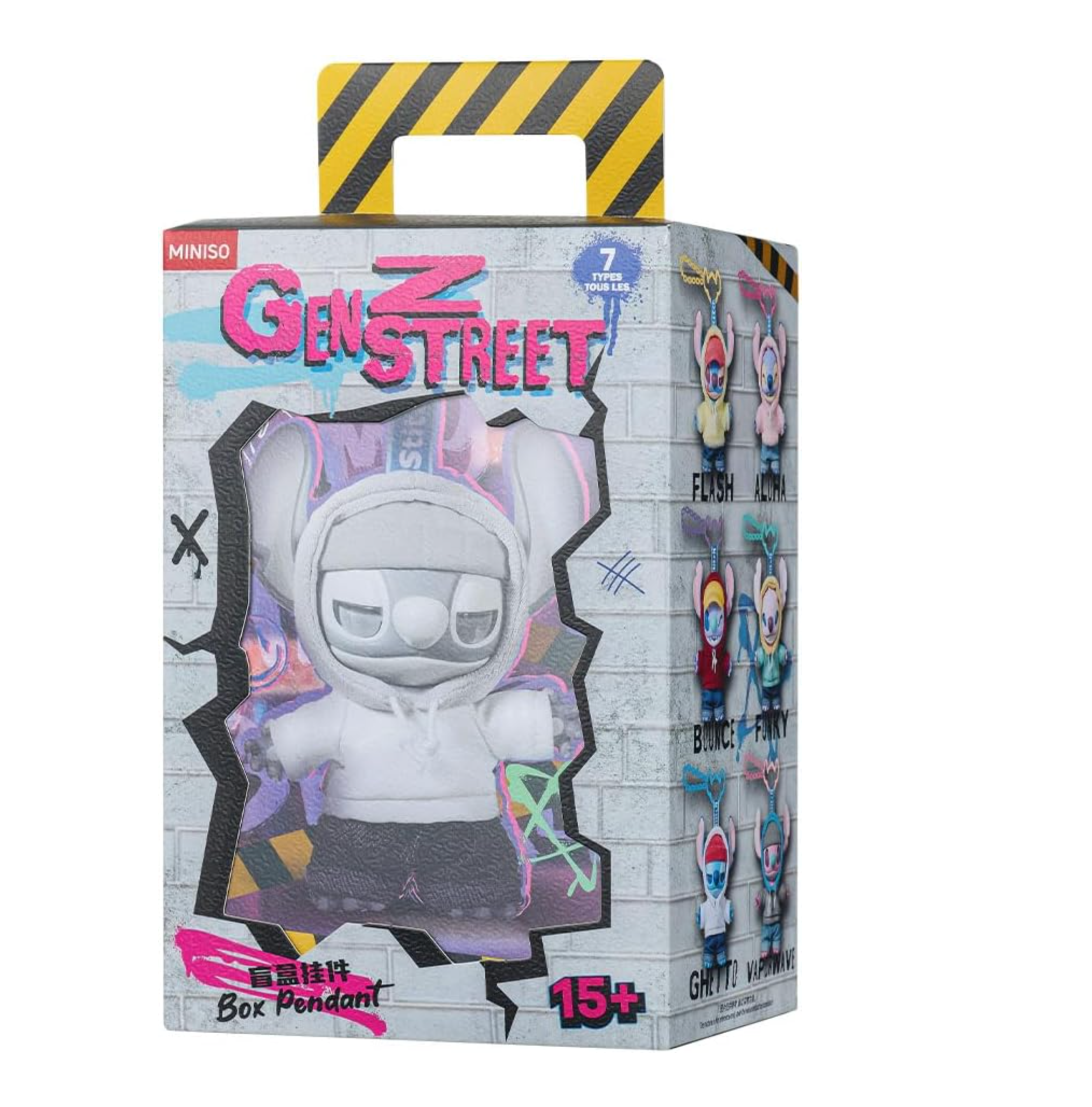 Miniso Disney Stitch GenZ Street Series Pendent Blind Box