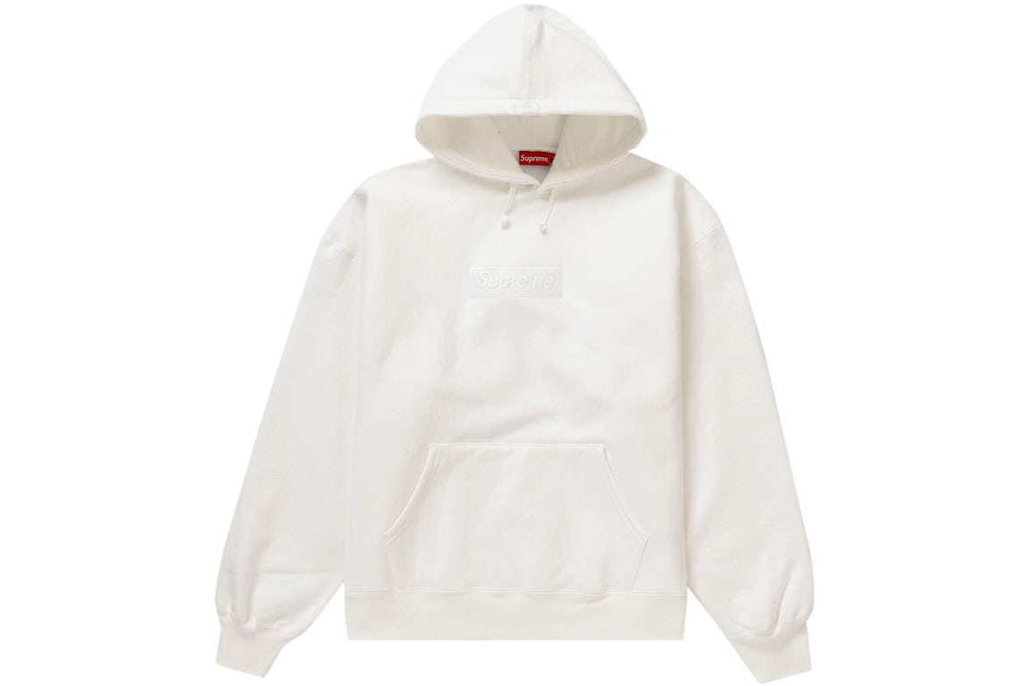 Supreme Box Logo Hooded Sweatshirt (FW23) White