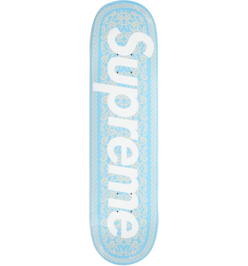 Supreme Celtic Knot Skateboard Deck Blue