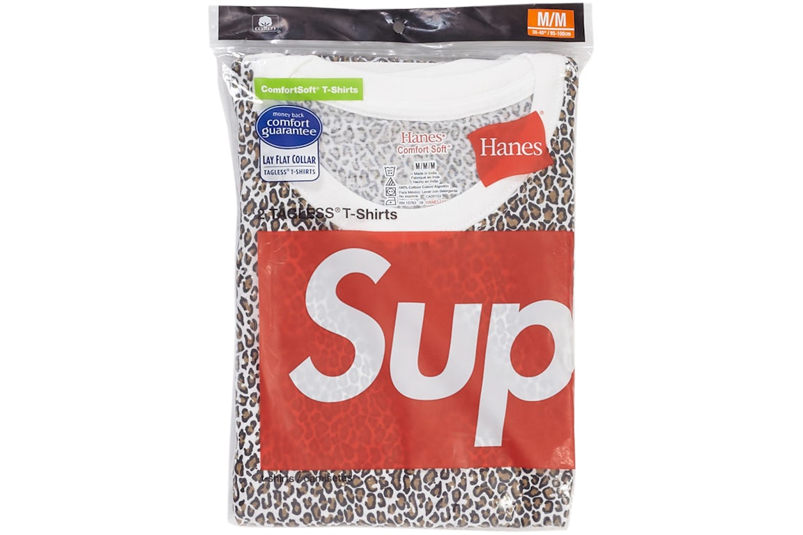 Supreme Hanes Leopard Tagless Tees (2 Pack)