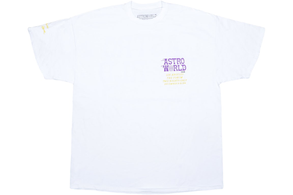Travis Scott Astroworld LA Exclusive T-shirt White