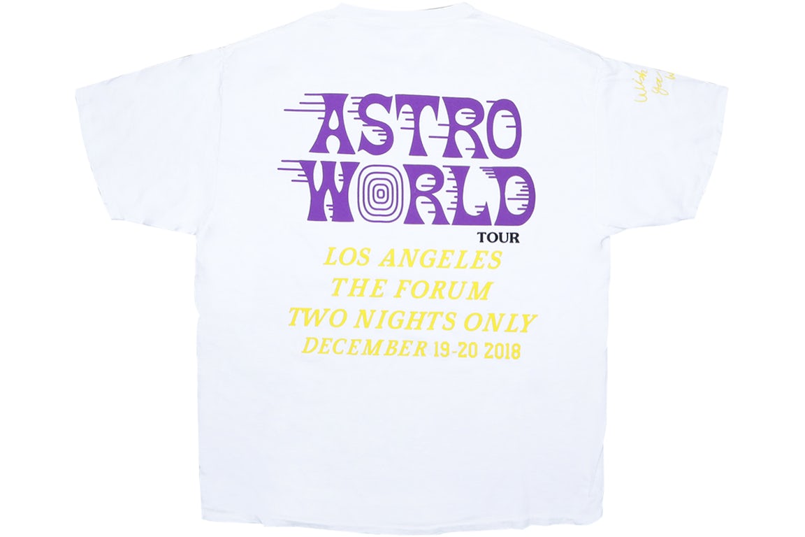 Travis Scott Astroworld LA Exclusive T-shirt White