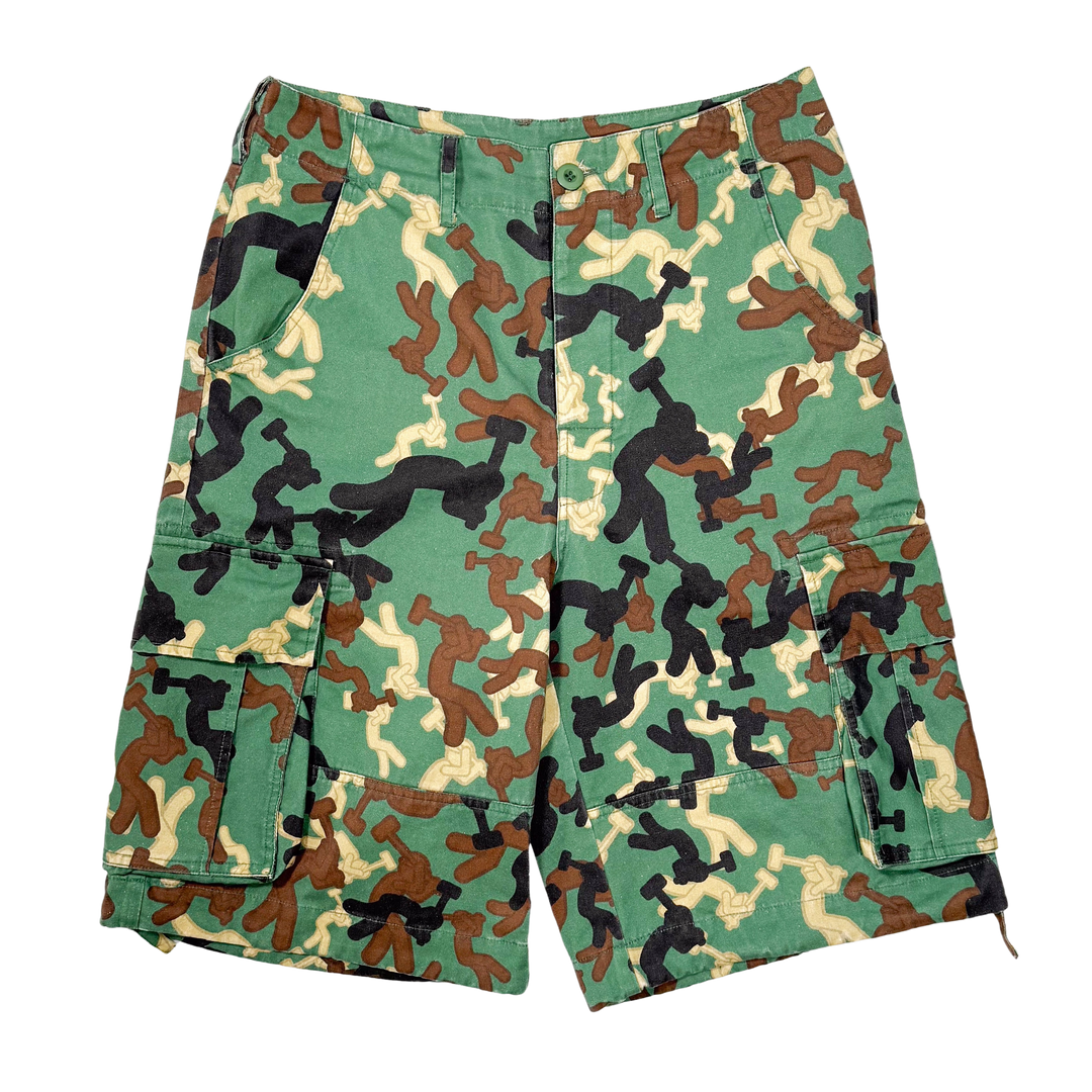 Concrete Boys Working Man Printed Camo Shorts