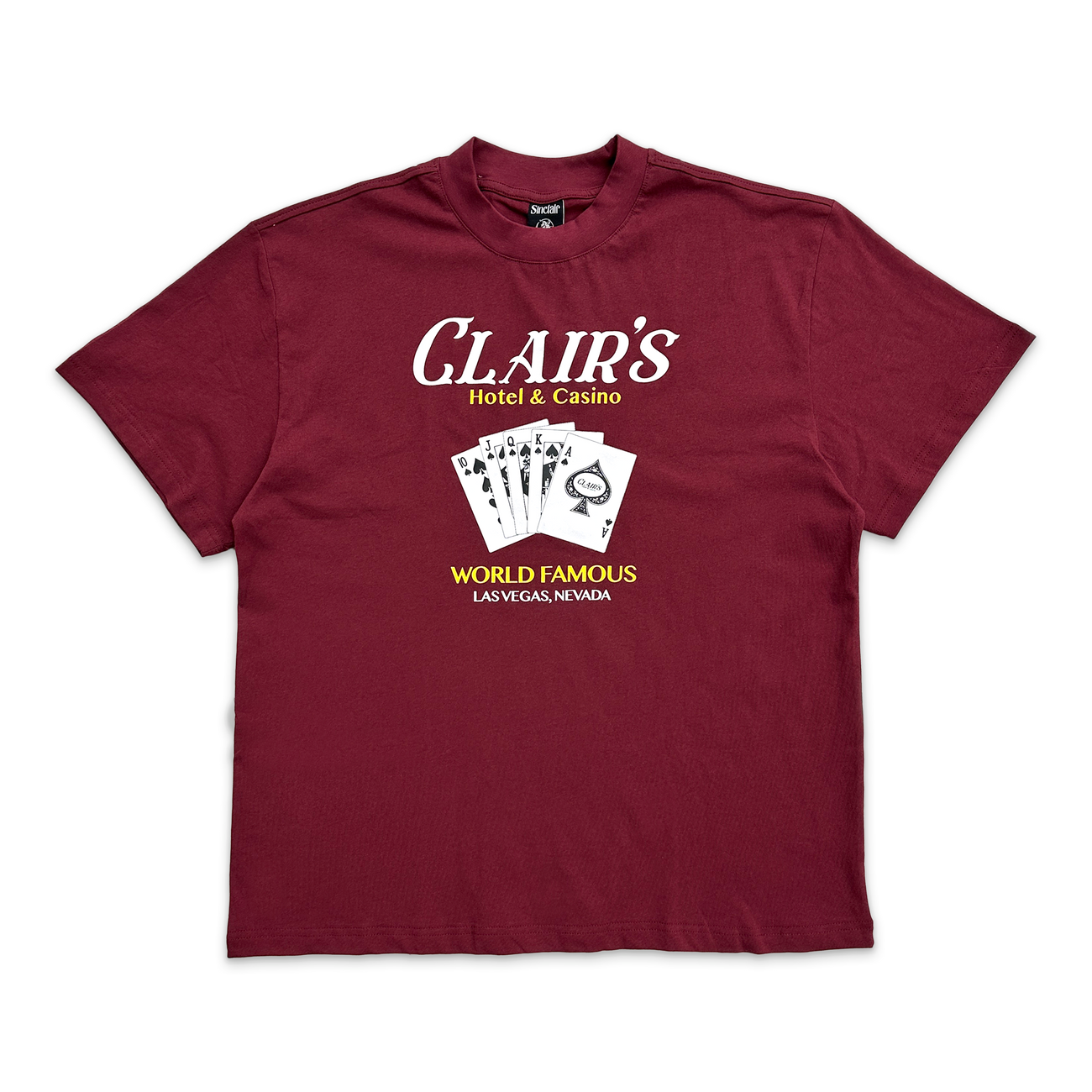 Sinclair Clair's Casino Tee Red