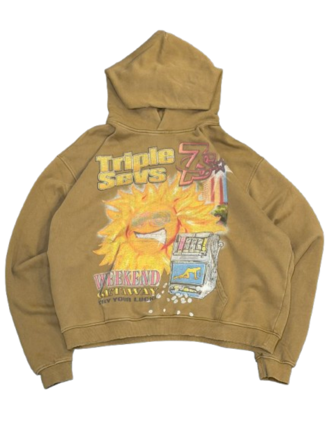Triple Sevens Weekend Getaway Hoodie Brown
