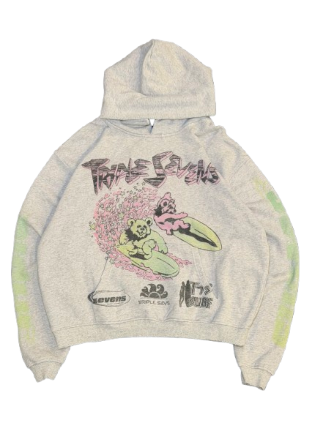 Triple Sevens Surf Hoodie Grey
