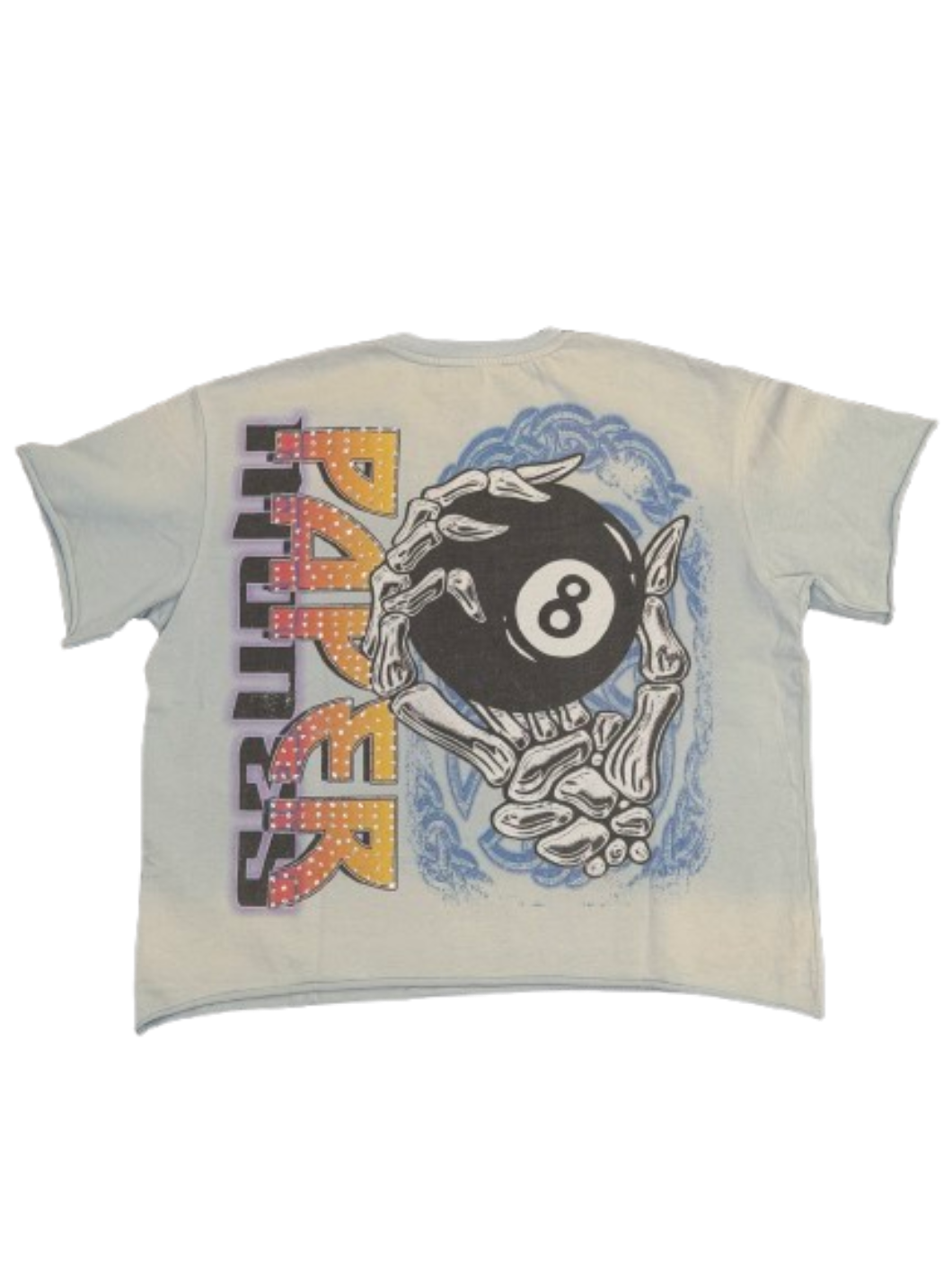 Paper Money 8 Ball T-Shirt Baby Blue