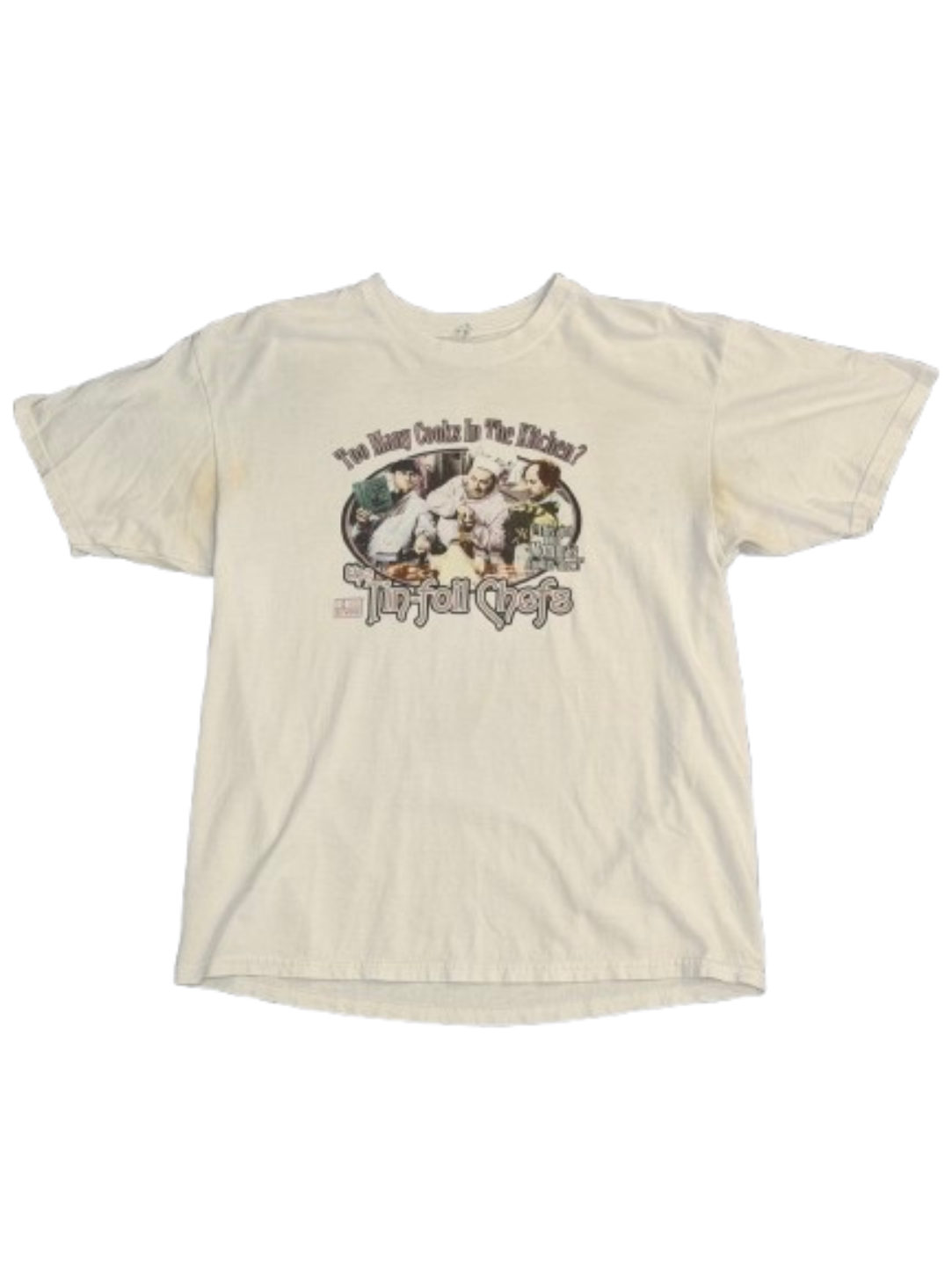 Y2K Vintage The Three Stooges Chef Tee