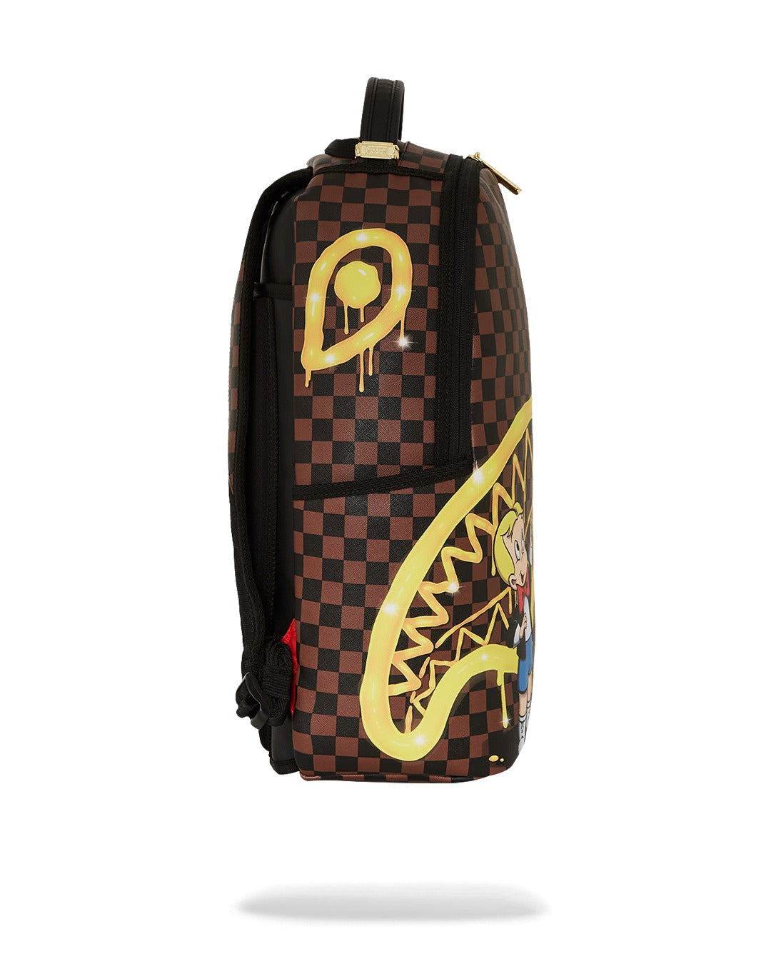 SPRAYGROUND RICHIE RICH GOLD SHARKMOUTH DLXSV BACKPACK