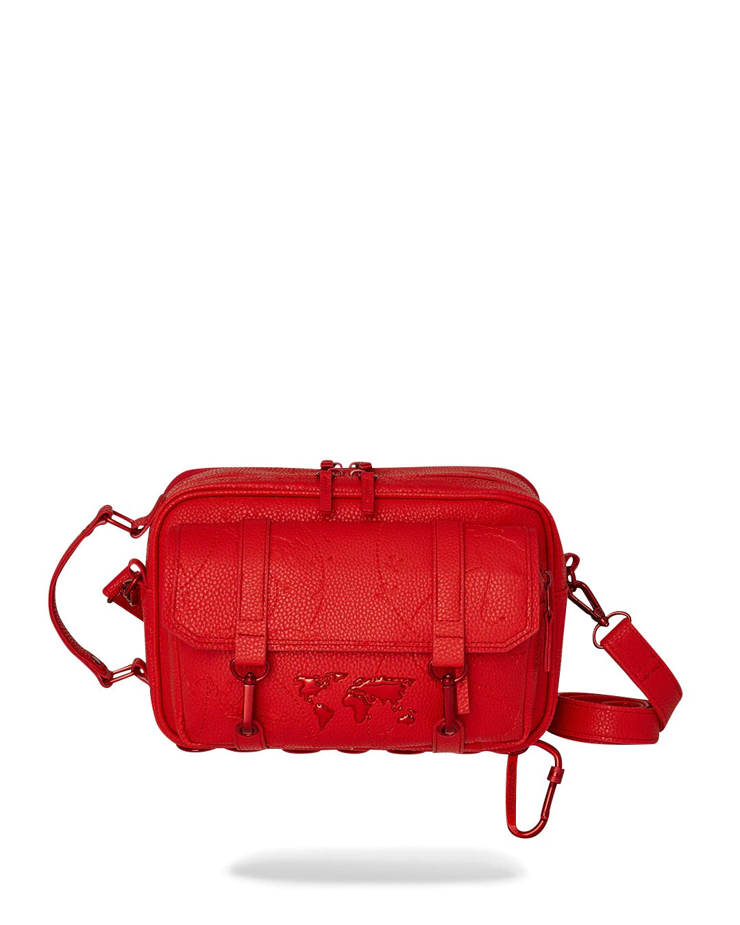 SPRAYGROUND JAMES GLOBAL RED CROSSBODY