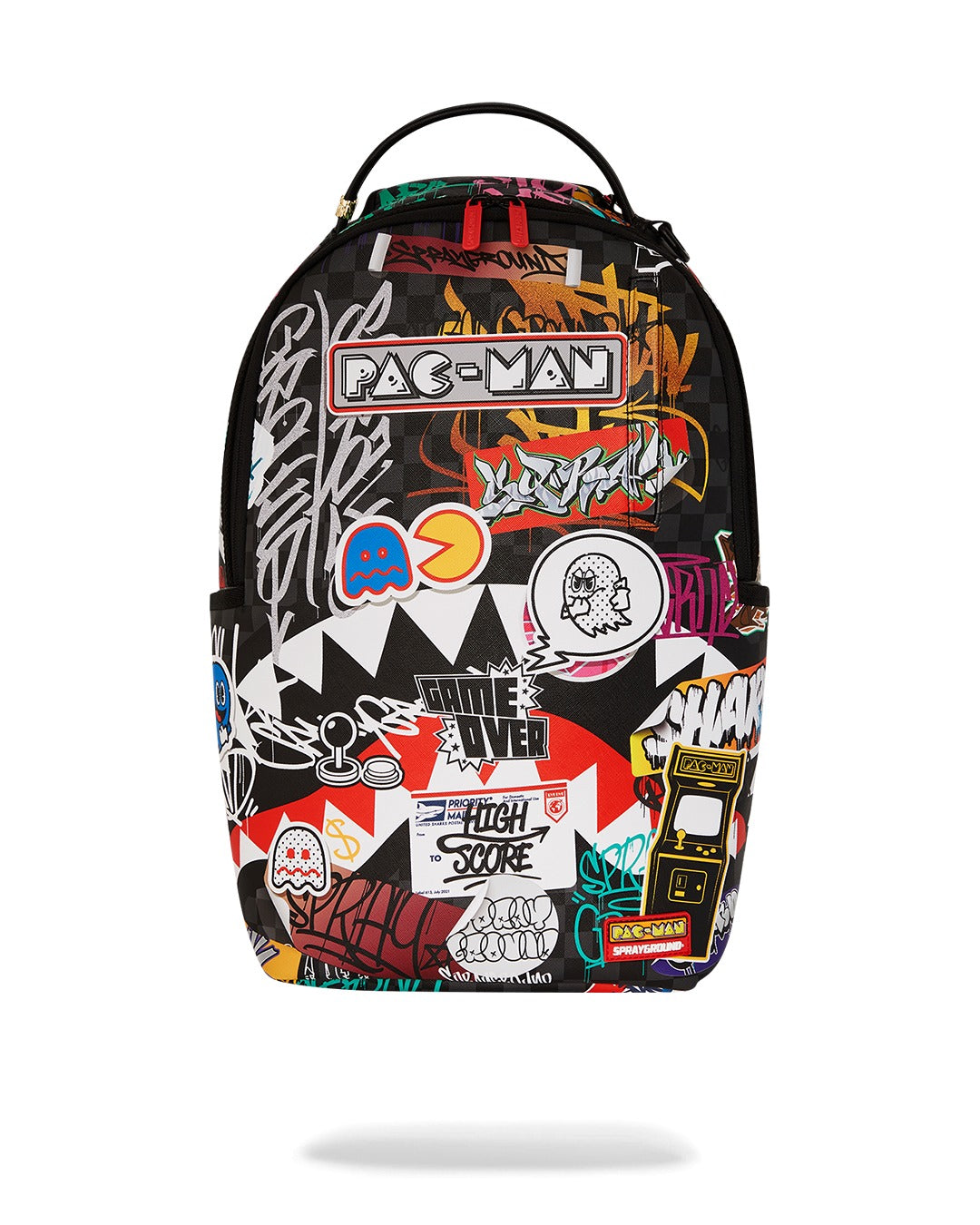 SPRAYGROUND PACMAN STICKERS DLXSV BACKPACK