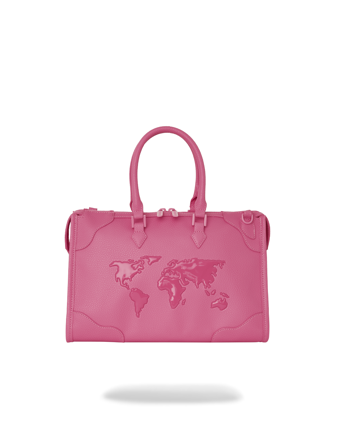 SPRAYGROUND JAMES GLOBAL PINK PYRAMID MINI DUFFLE