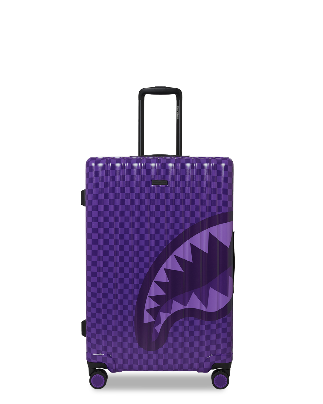 SPRAYGROUND PURPLE SHARK SHARKS IN PARIS FULL-SIZE LUGGAGE
