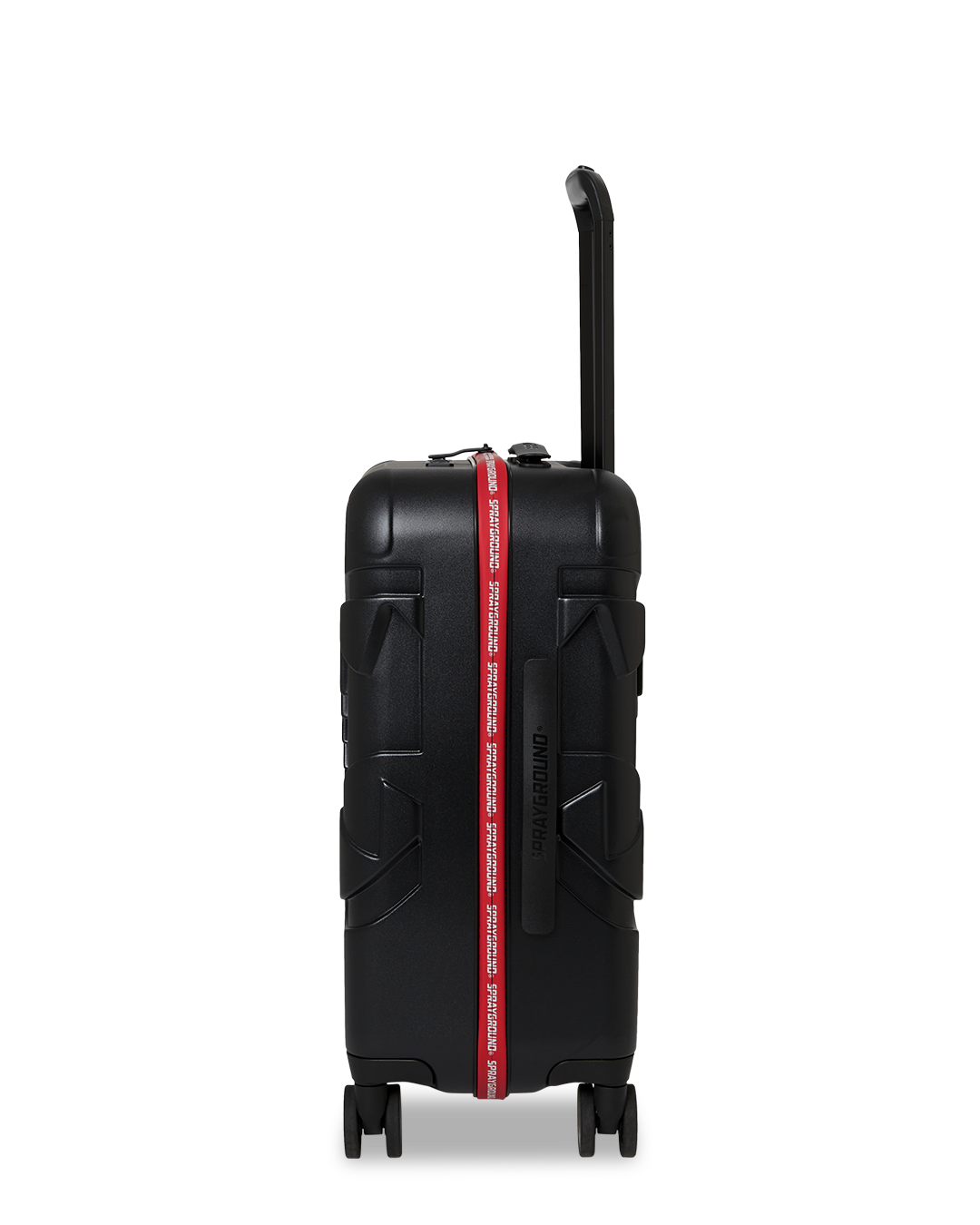 SPRAYGROUND PRINTED ZIPPER SHARK CARRY-ON LUGGAGE