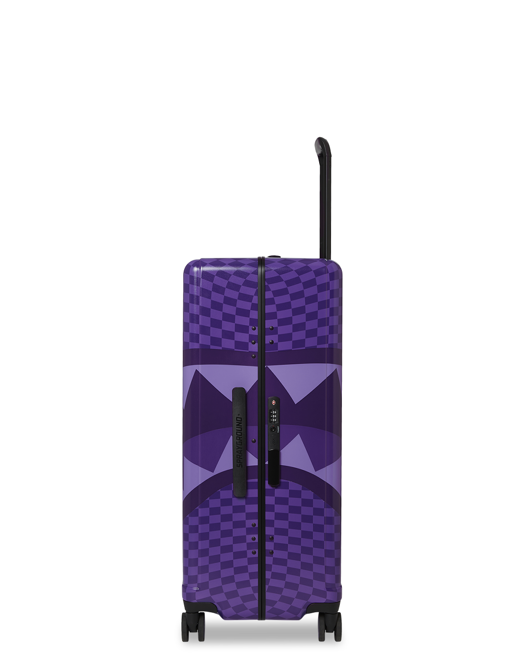 SPRAYGROUND PURPLE SHARK SHARKS IN PARIS FULL-SIZE LUGGAGE