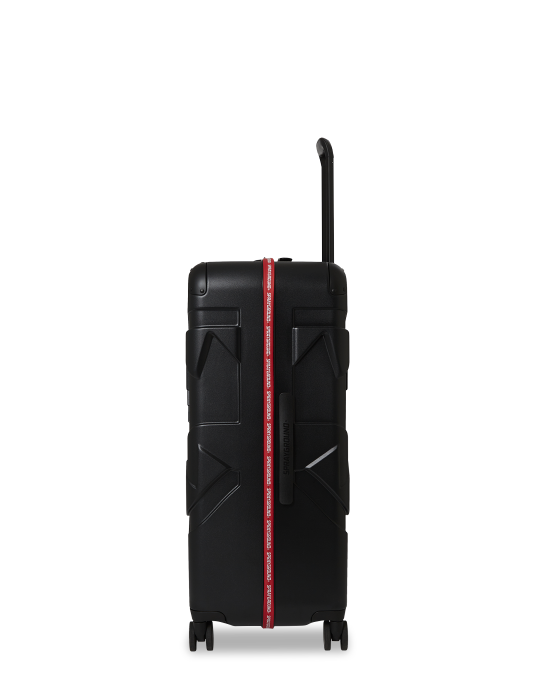 SPRAYGROUND PRINTED ZIPPER SHARK FULL-SIZE LUGGAG