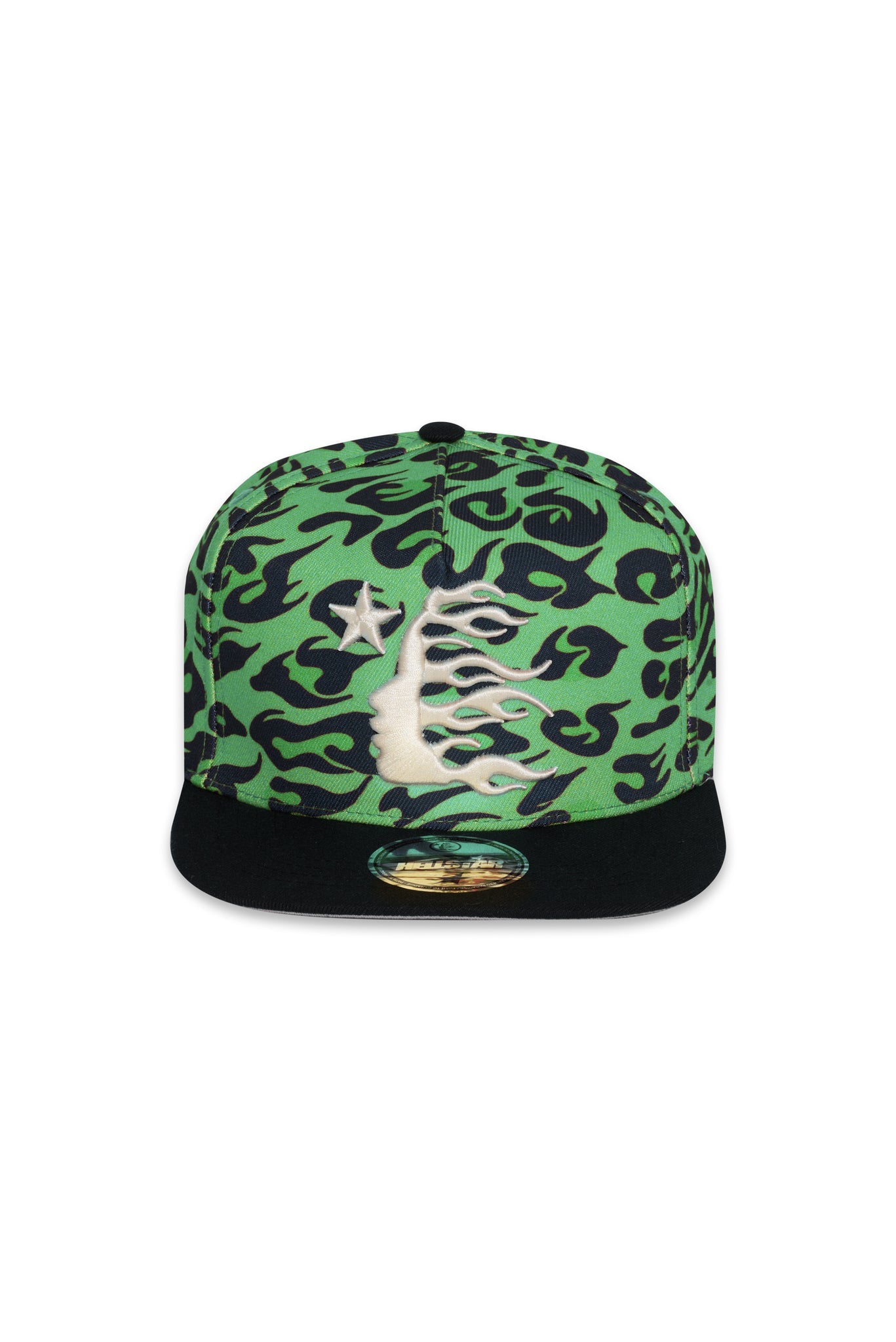 HS Cheetah Print Snapback Hat Green