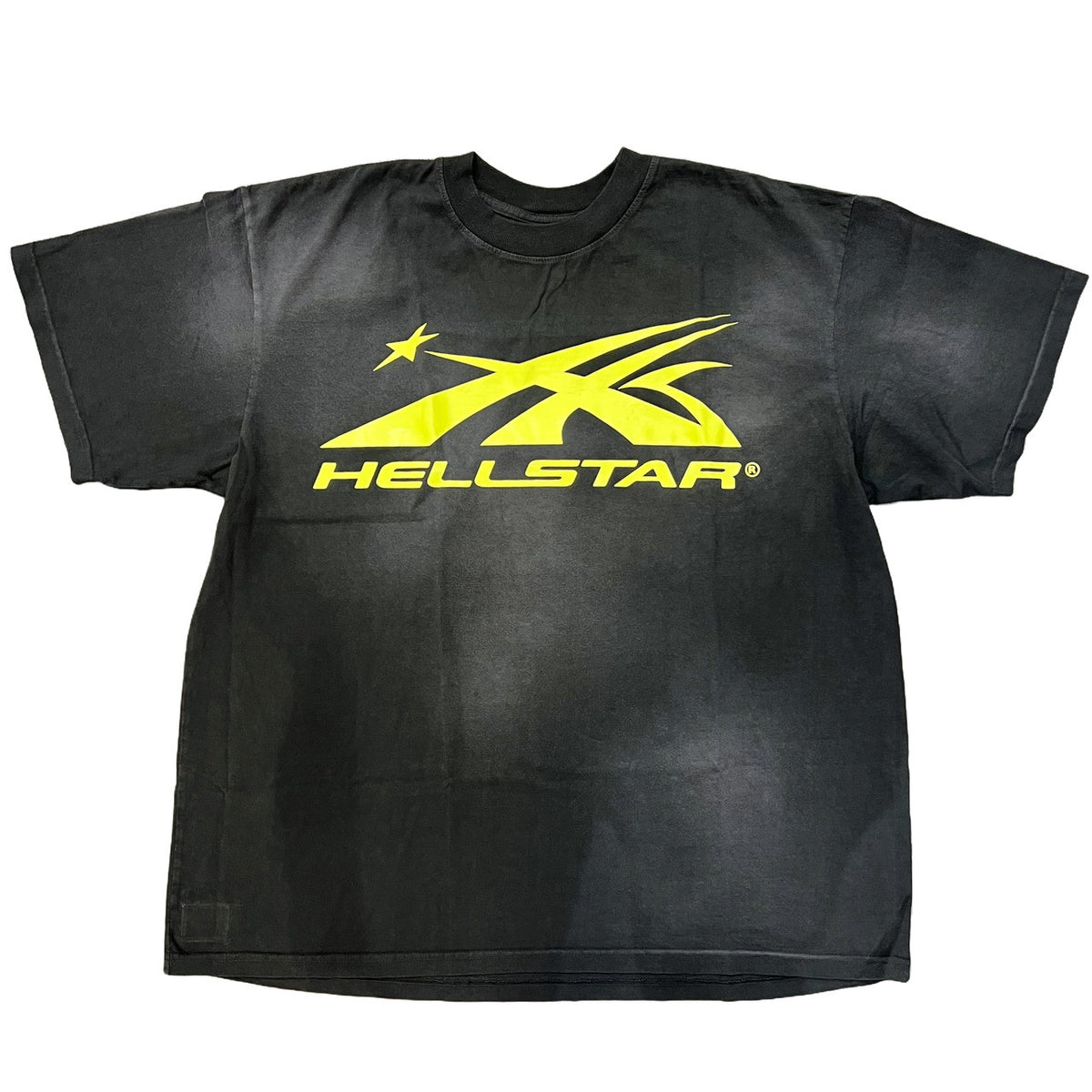 HS Gel Sport Logo T-Shirt Black/Yellow
