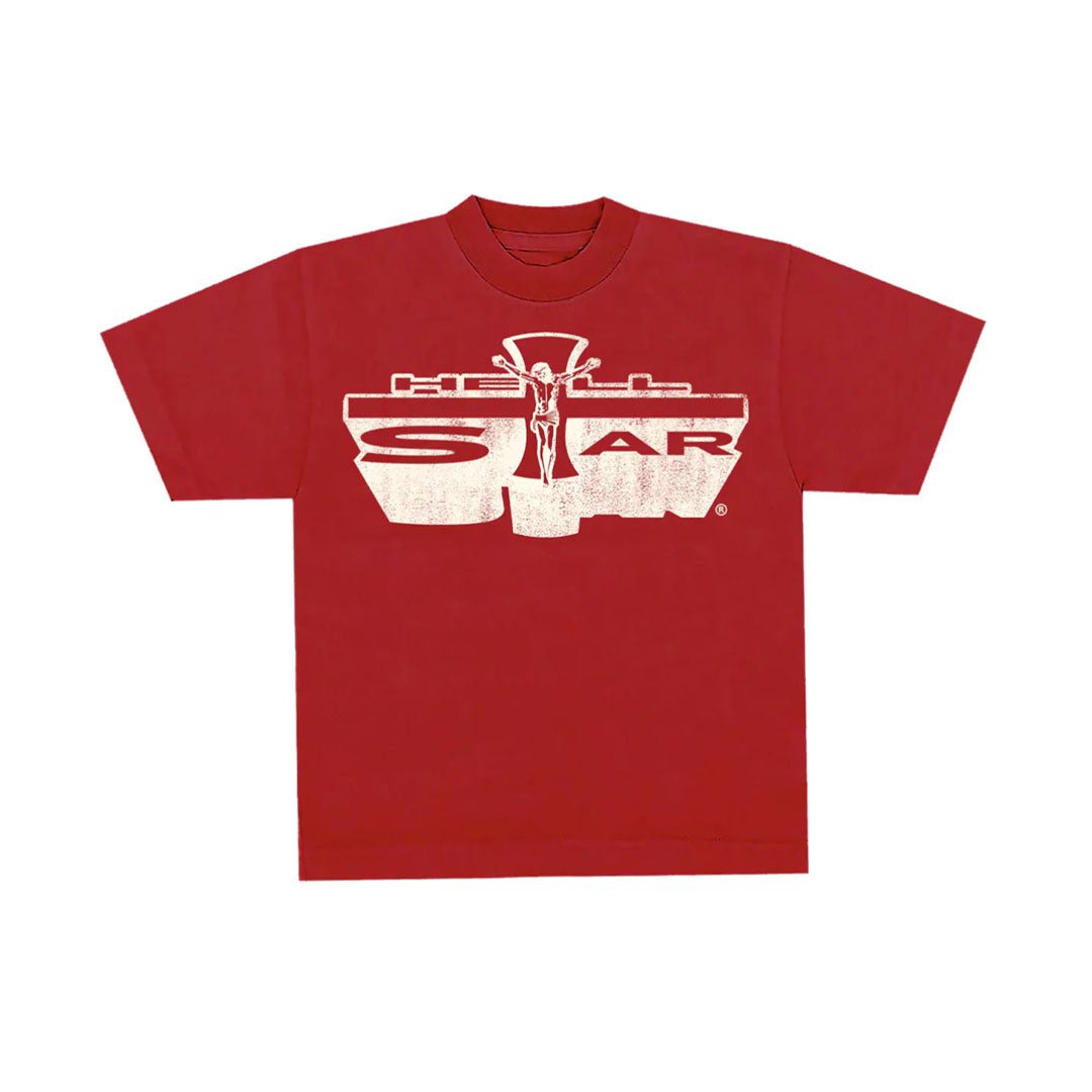 HStar Jesus Emblem T-shirt Red (PRE-OWNED)