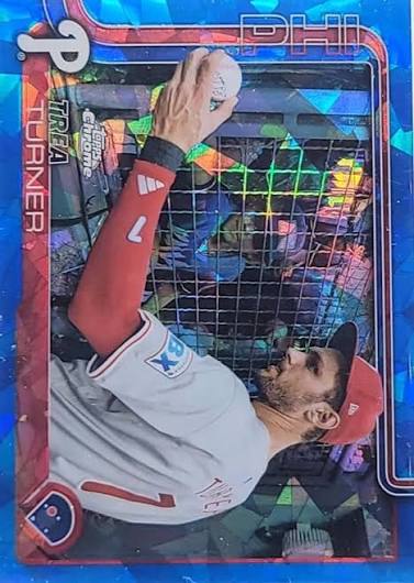 Trae Turner #208 Sapphire Image Variation [ODIZ 9.5] 2025 Topps Chrome
