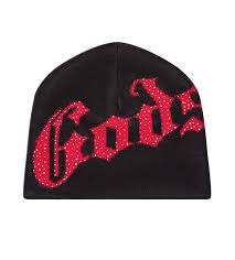GodSpeed OG Logo Studded Beanie Black/Red