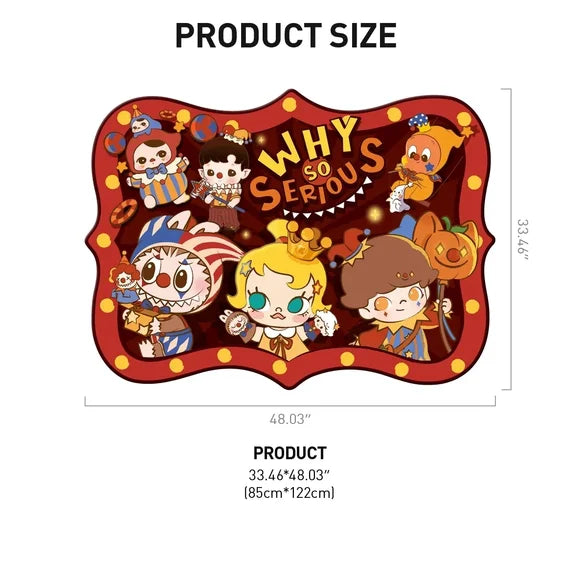 POP MART Why So Serious Blanket With Pumpkin Storage Bag