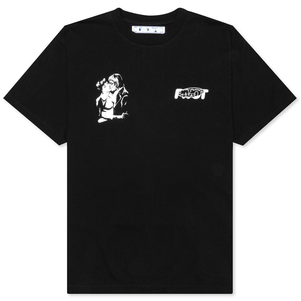 OFF-WHITE Kiss 21 Print Tee Black (PRE-OWNED)