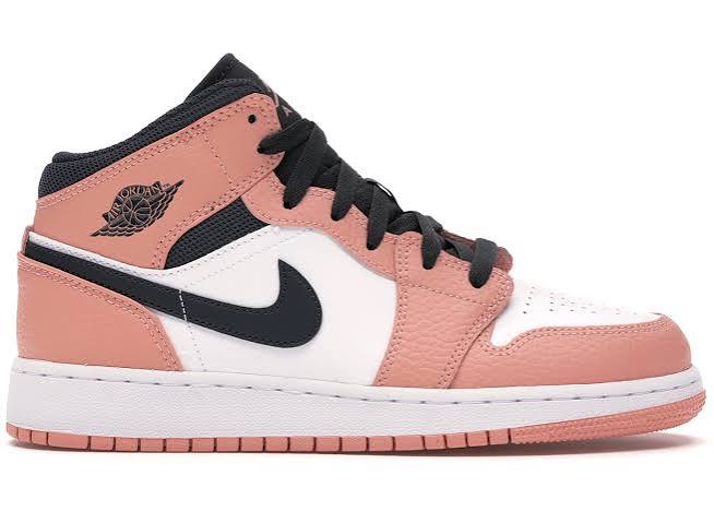 Air Jordan 1 Mid Pink Quartz (Pre-Owned) (No-Box)