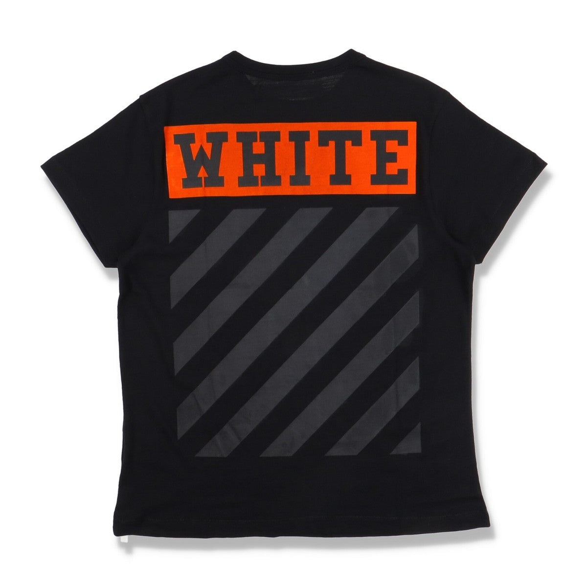 OFF-WHITE Velvet Box Logo T-Shirt Black/Orange