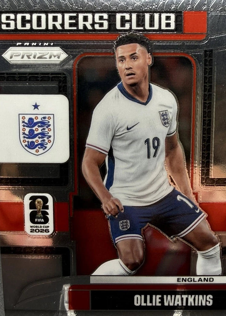 Ollie Watkins - Scorers Club - Silver England - #10 - 26 Panini Prizm World