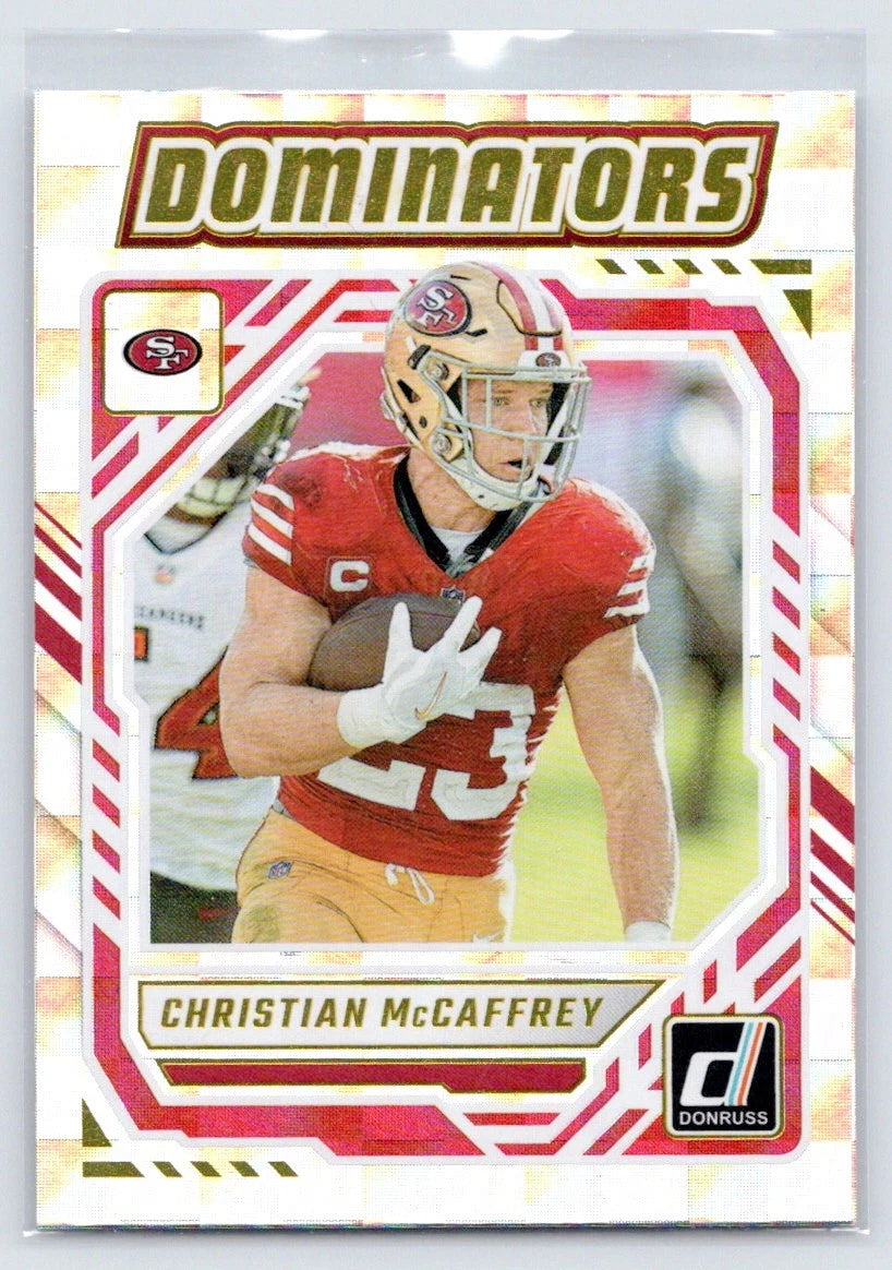2025 Donruss #DOM-CMY Christian McCaffrey Dominators