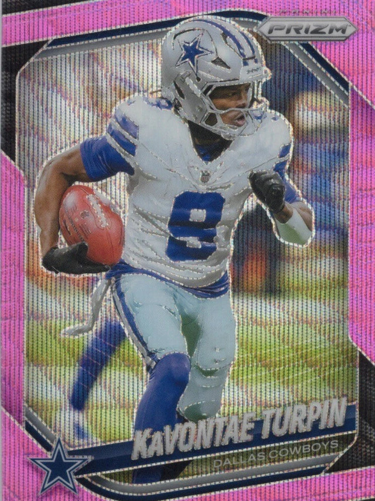 2025 Panini Prizm #137 KaVontae Turpin Cowboys Pink Wave