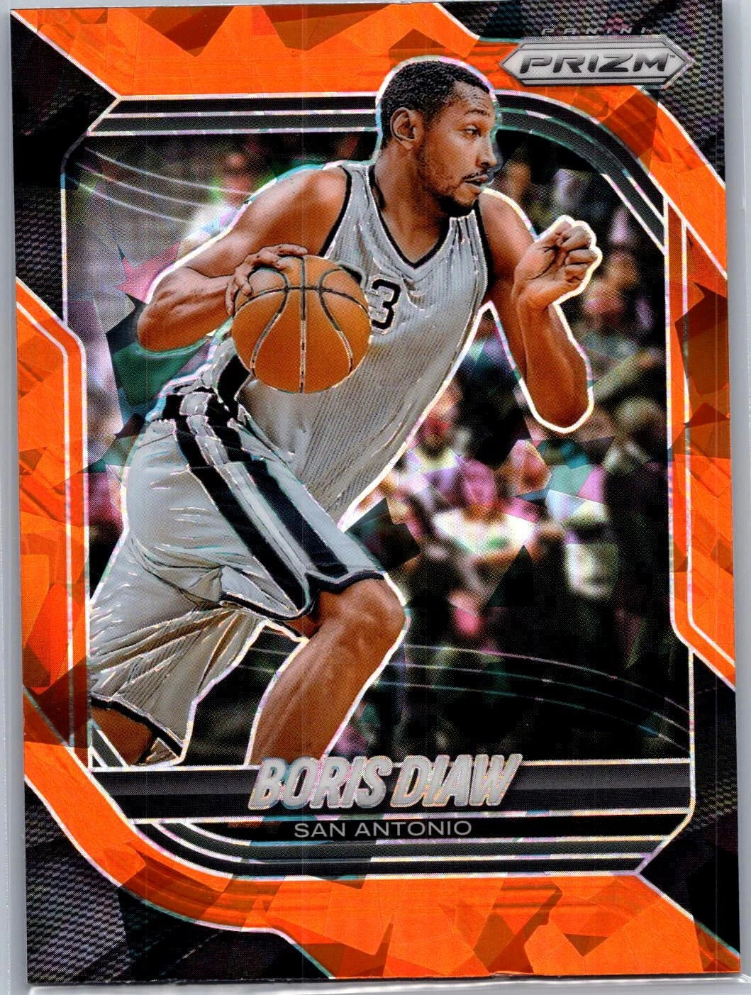 2025-26 Panini Prizm #195 Boris Diaw Orange Ice Prizm
