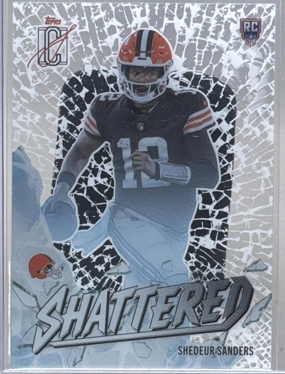 Shedeur Sanders 2025 Topps Signature Class #S-9 Shattered Rookie RC
