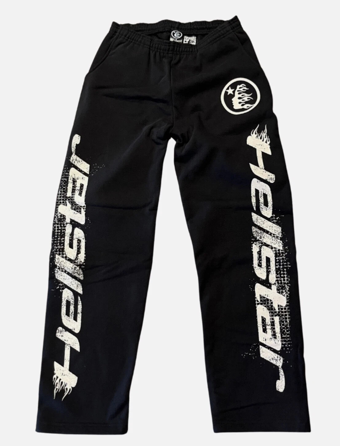 HStar Racer Flare Bottom Sweatpants Black/White