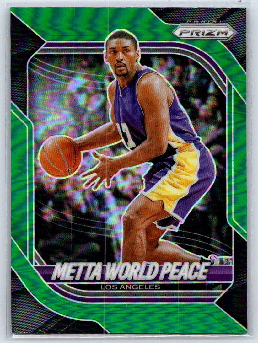 Metta World Peace [Green] #182 2025 Panini Prizm