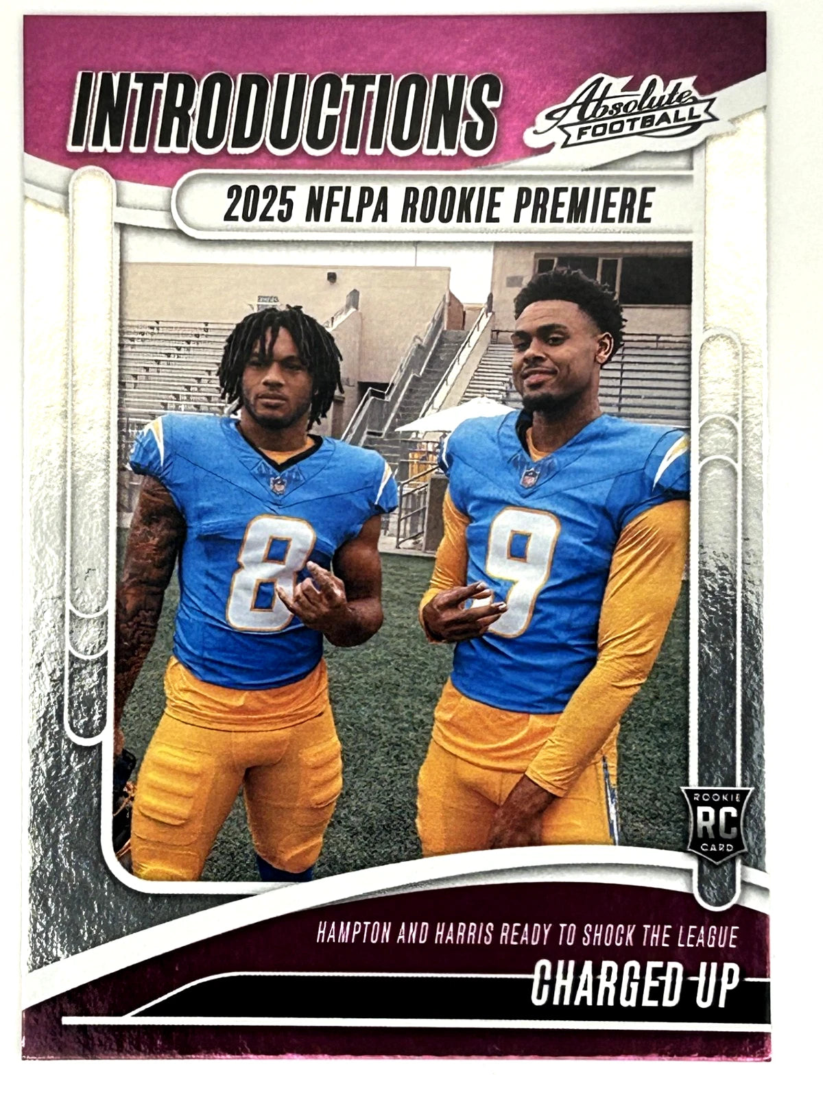 Omarion Hampton / Tre Harris #I-OHN [Rookie] 2025 Panini Absolute Introductions