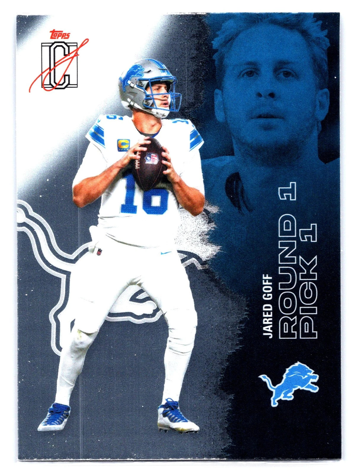 Jared Goff [Chrome Refractor] #58 2025 Topps Signature Class