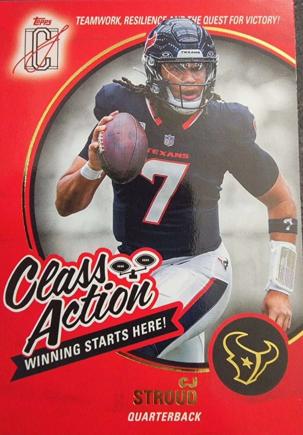 2025 Topps Signature Class CJ Stroud CA-13 Class Action