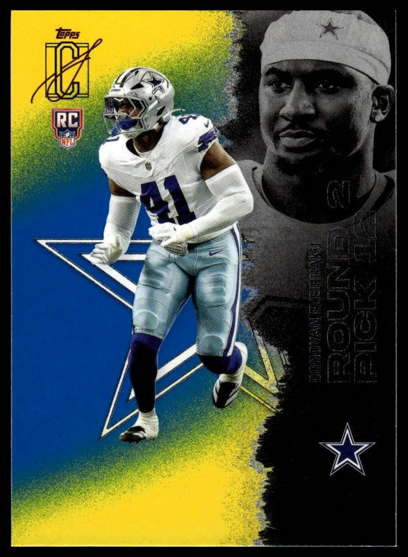 Donovan Ezeiruaku [Blue Yellow] #206 [Rookie] 2025 Topps Signature Class
