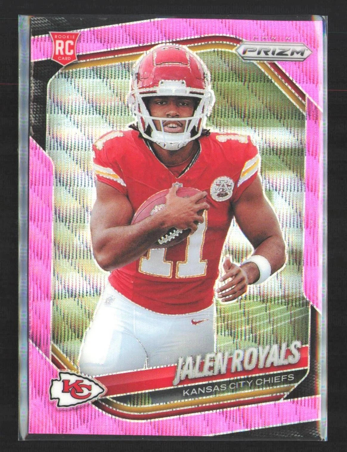 Jalen Royals [Pink Wave] #341 [Rookie] 2025 Panini Prizm