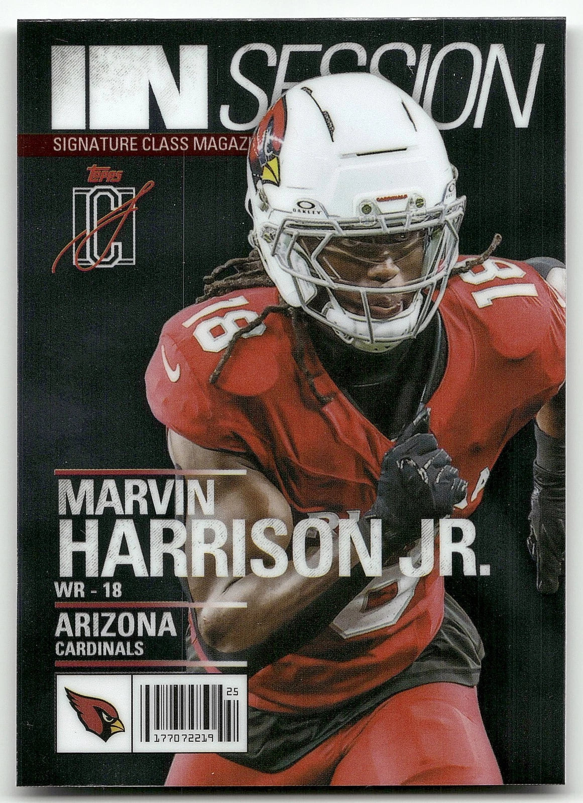 Marvin Harrison Jr #IS-1 2025 Topps Signature Class 'In Session'