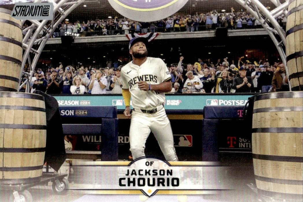 Jackson Chourio 2025 Stadium Club Card #138 Milwaukee Brewers