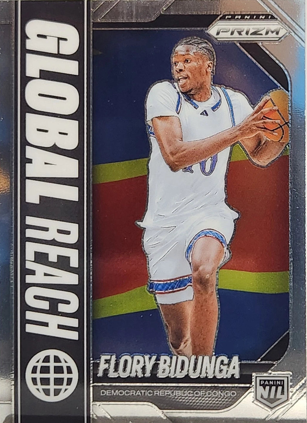 2025-26 PANINI PRIZM FLORY BIDUNGA GLOBAL REACH RC #19