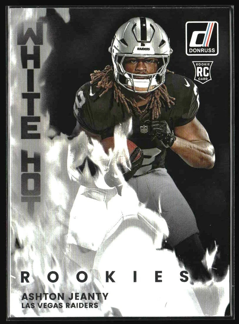 2025 Donruss Football Ashton Jeanty #WHR-ASJ White Hot Rookies RC