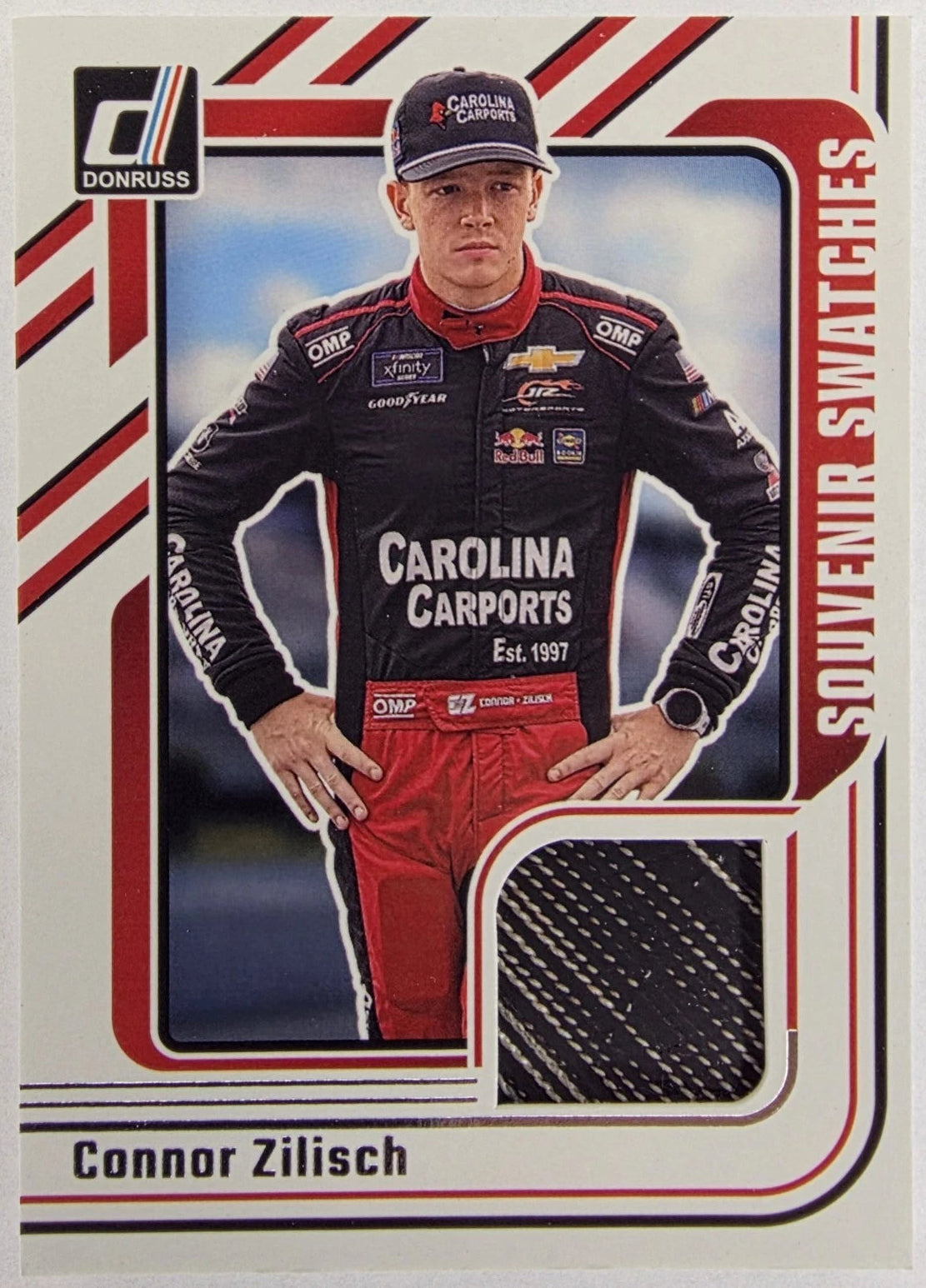Panini 2026 Donruss Racing Connor Zilisch Souvenir Swatches NASCAR #SVS-CZC