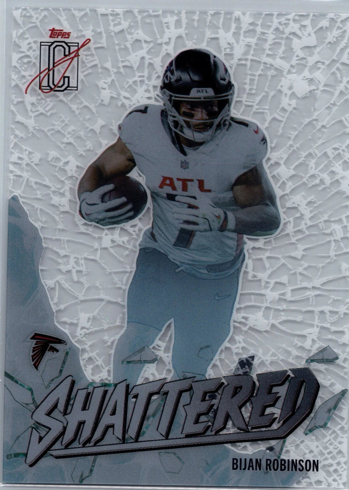 Bijan Robinson #S-2 2025 Topps Signature Class Shattered