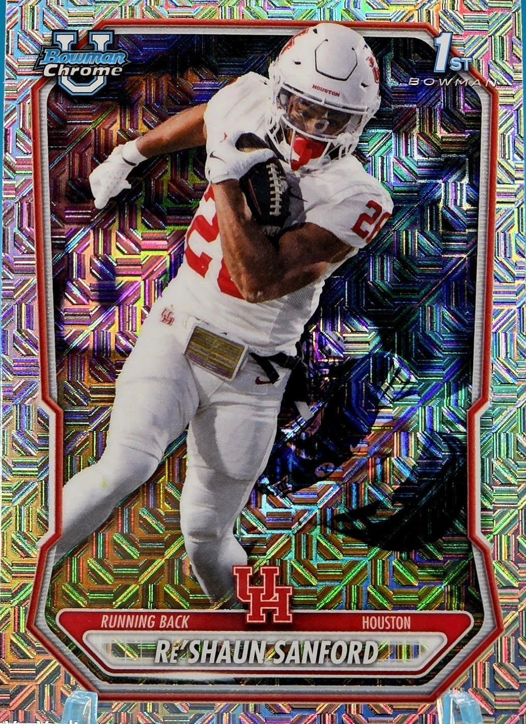 2026 Bowman Chrome U Re'Shaun Sanford 1st Bowman Mojo BCP-57 Houston